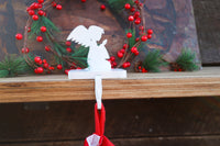 Thumbnail for Heavy Praying Angel Stocking Holder - FREE SHIPPING, Angel, Heavy, Unique, Use on Mantel, Stairs, or Shelf, Holiday Gift for All