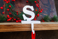 Thumbnail for Personalized Monogram Stocking Hanger - Heavy Stocking Holder - Christmas Stocking Hook