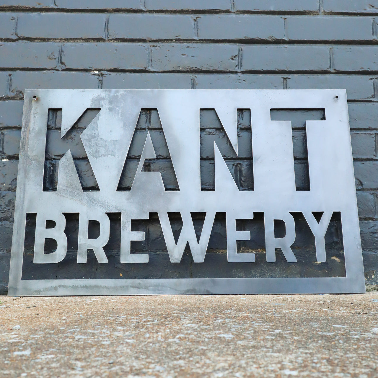 Personalized Metal Brewery Sign - Man Cave Bar Wall Art - Compound, Clubhouse, Outdoor Patio Decor