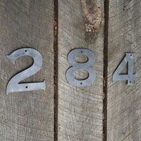 Thumbnail for Raw Metal Numbers - Wedding Established Date Wall Art - House Address or Office Number Decor