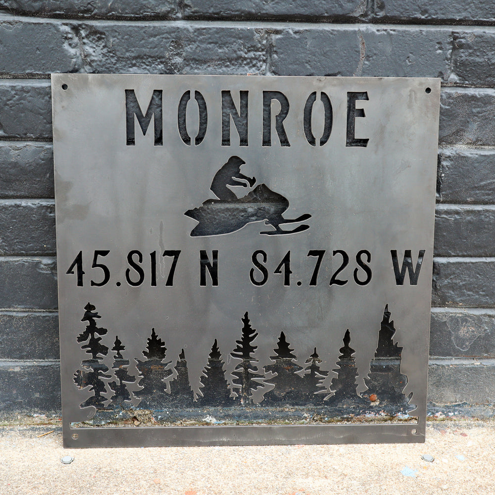 Snowmobile Sign Posts Personalized Snowmobile Porch Signs – Maker Table