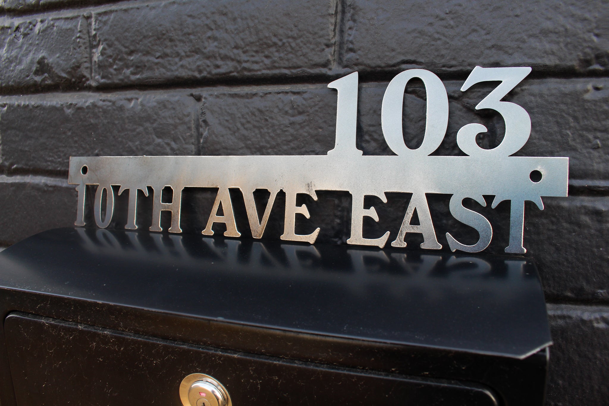 Personalized House Numbers Marker Animals Metal Sign With Stake,Custom Street Address Signs For Gate Fence