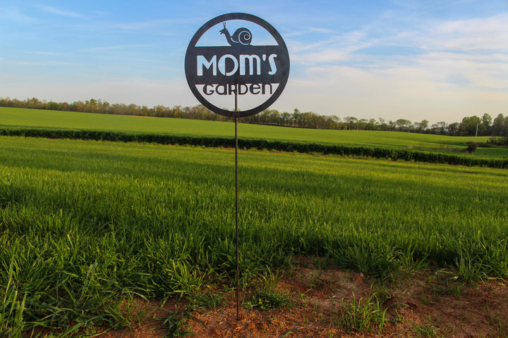 Personalized Snail Garden Stakes