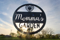 Thumbnail for Personalized Heart Garden Stake - Metal Gardening Decor - Dedication Memorial Yard Art Marker - Free Shipping