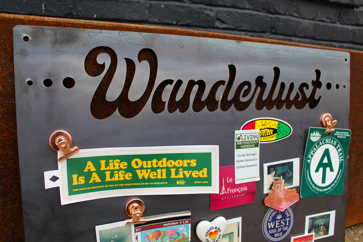 Wanderlust Magnet Board - Office & Business Decor