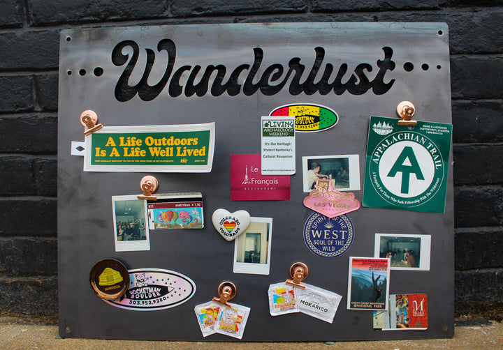 Wanderlust Magnet Board - Office & Business Decor