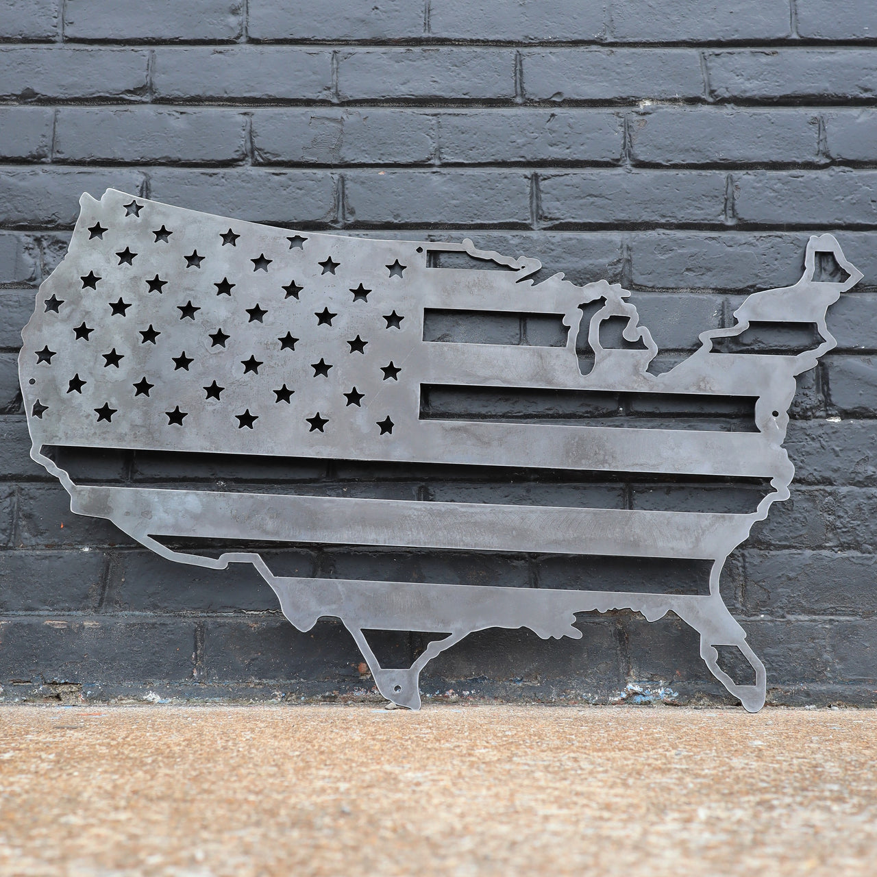 The American Flag - Metal America Sign - Patriotic Wall Art - Fourth of July Decor