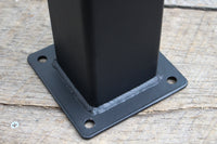 Thumbnail for Modern Metal Pedestal Bar Stool - Tractor Seat OR Round Seat