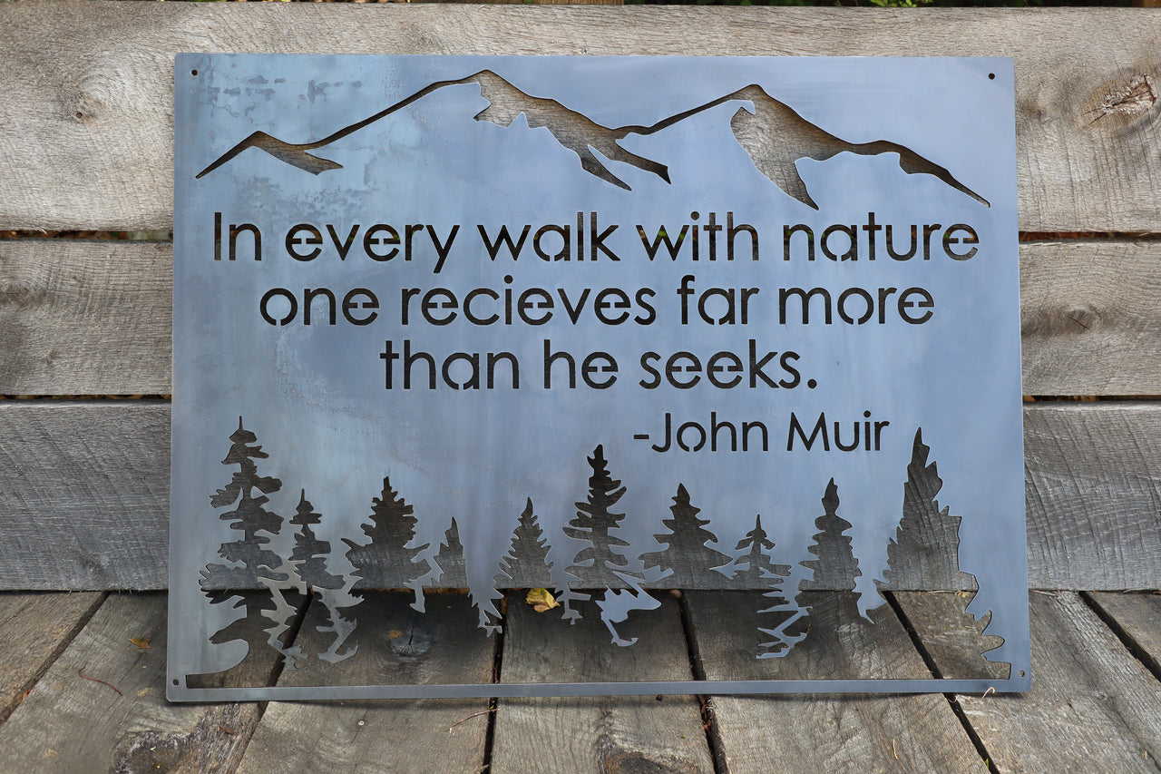 Open Sign Nature Nature Walk Sign