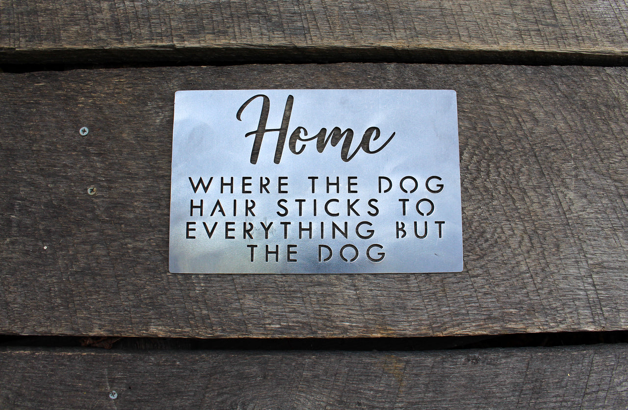 Metal Dog Home Decor - Dog House Decor - Dog Lover Wall Decor