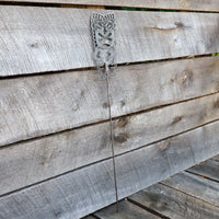 Thumbnail for Metal Tiki Garden Stake - Steel Gardening Decor - Yard Art Marker