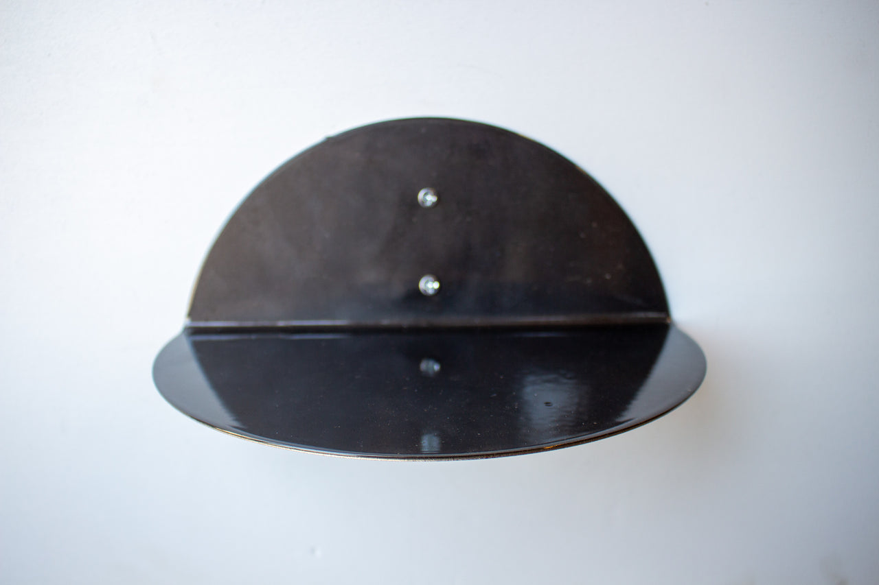Modern Metal Semi-Circle Floating Shelf - Half Moon Shelf - Bedside Shelf - Floating Night Stand