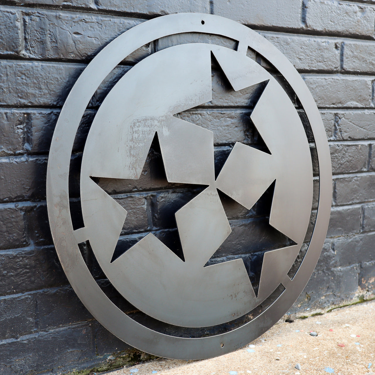 Metal Tristar Made in Tennessee - Custom Size Tristar - Steel Tri Star Gift