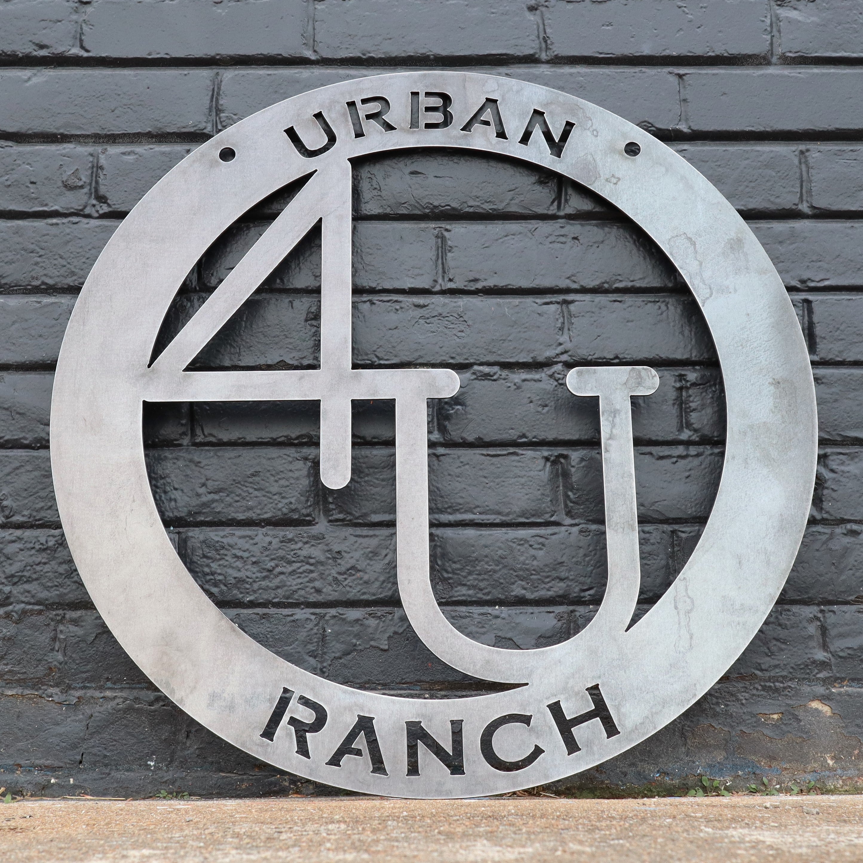 Custom Ranch Brand Metal Sign – Personalized Farm or Cattle Logo Wall ...