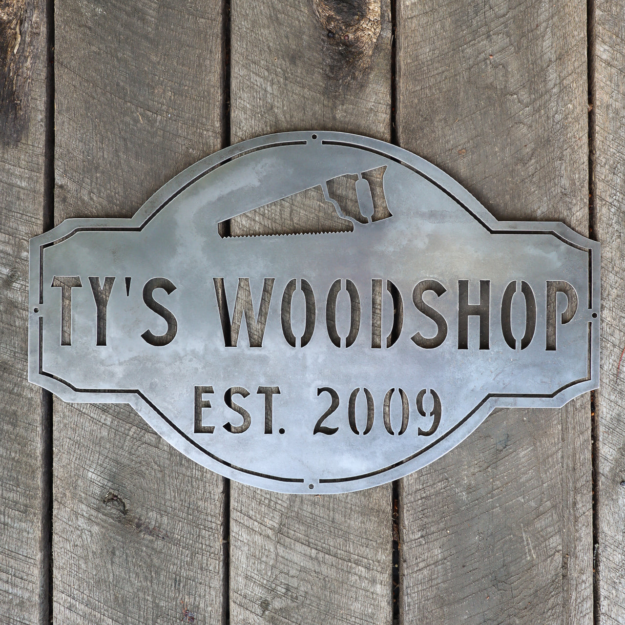 Custom Wooden Shop Sign, Wood Workshop Sign