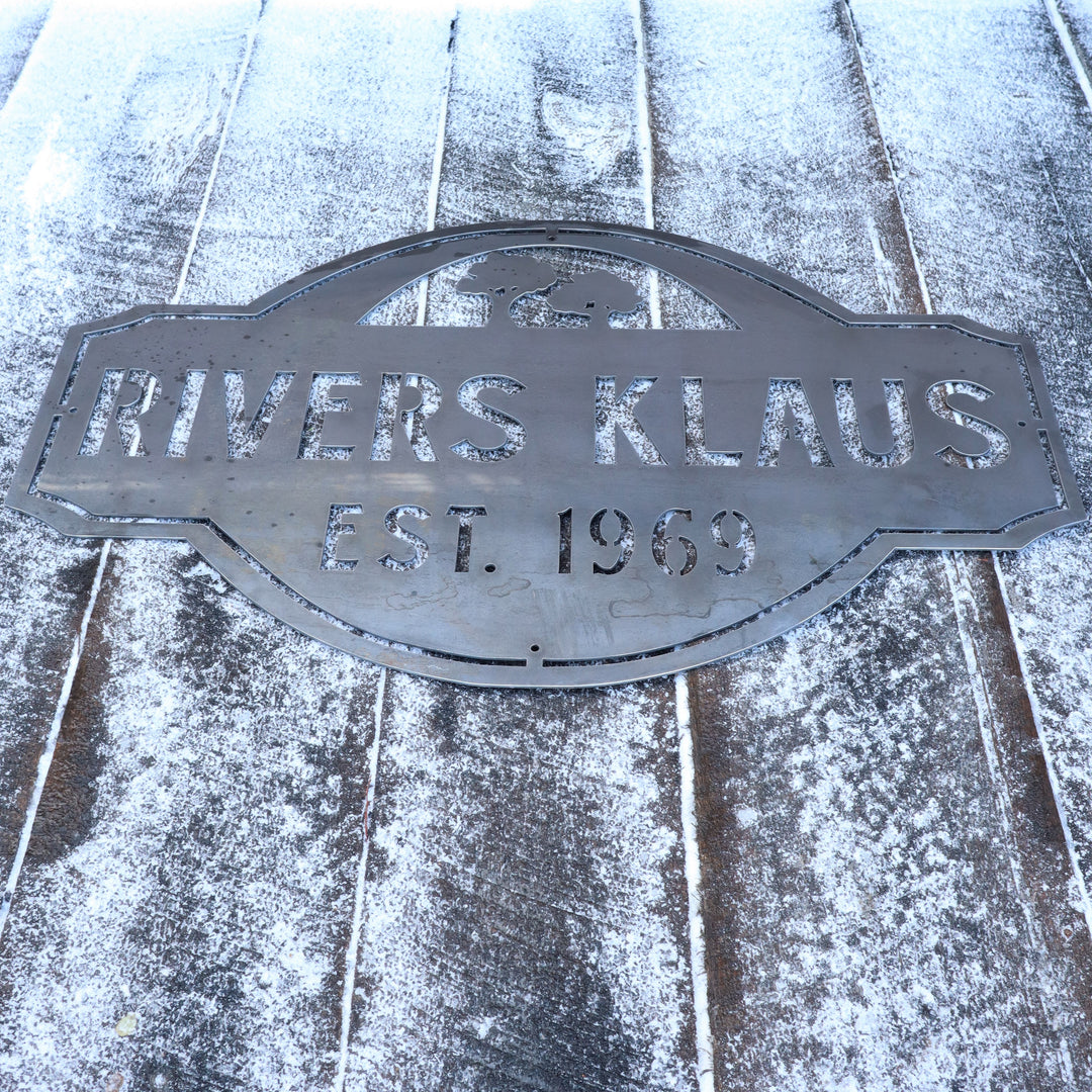 Personalized Metal Outdoor Farmhouse Signs