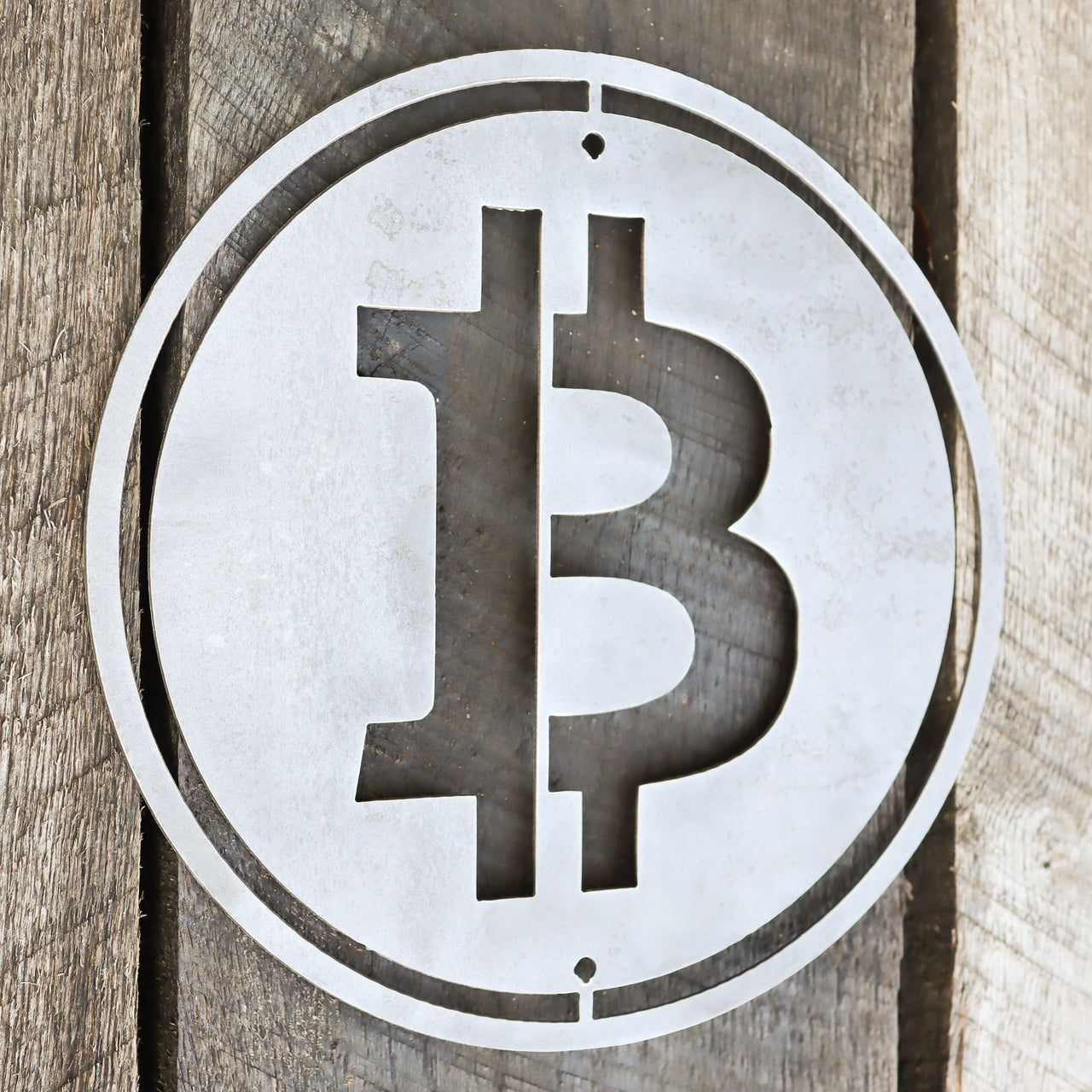 Bitcoin Metal Sign - Round - Retail Business Decor - Crypto Currency ...