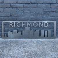 Thumbnail for Metal Richmond Skyline Sign - Richmond, Virginia Wall Art