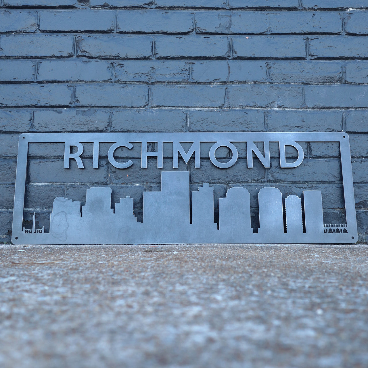 Metal Richmond Skyline Sign - Richmond, Virginia Wall Art