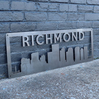 Thumbnail for Metal Richmond Skyline Sign - Richmond, Virginia Wall Art
