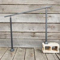 Thumbnail for Custom Length Adjustable Metal Handrail with Rustic Design - Make A Rail Grab Rail - Farmhouse Stair Decor