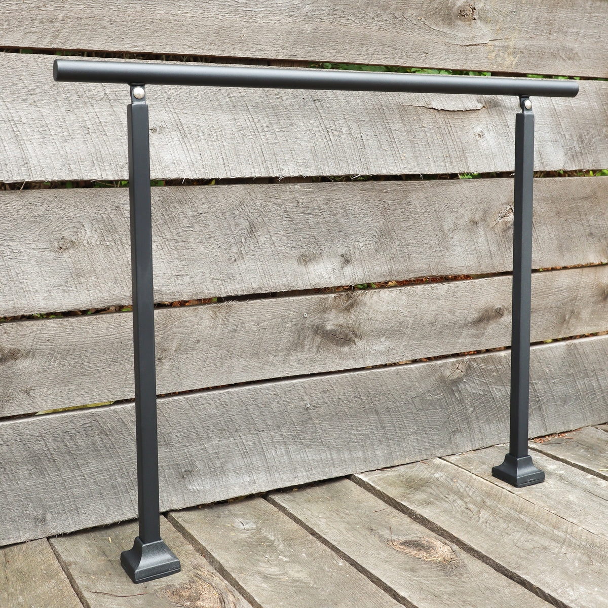 Custom Floor Mounted Metal Handrail | Adjustable 1.5