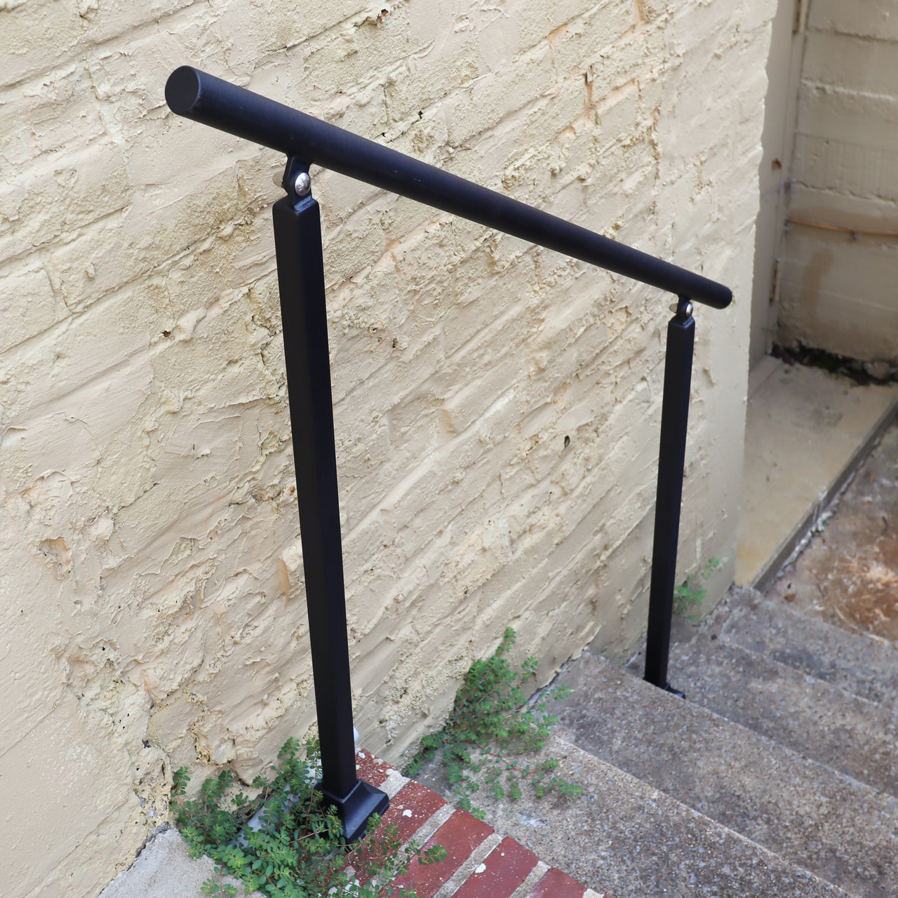Adjustable Metal Handrail with Modern Design - Make A Rail Grab Rail - Minimalist Stair Decor