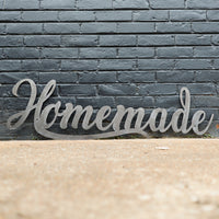 Thumbnail for Metal Homemade Sign - Rustic Kitchen Decor - Crafting Wall Art - Farmhouse Home Decor