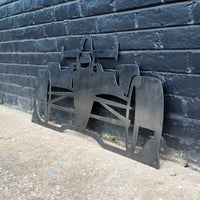 Thumbnail for Indy Race Car Metal Sign - Formula Racing Nursery Kids Room Wall Art - Man Cave Workshop Garage Decor