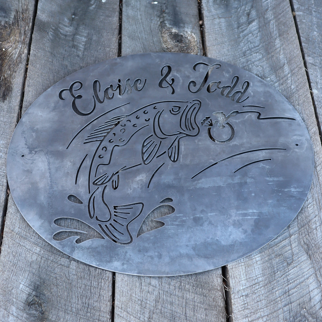 Catch of the Day Saltwater Fishing Sign Wall Decor – Old Wood Signs Catch of the Day Saltwater Fishing Sign Wall Decor – Old Wood Signs