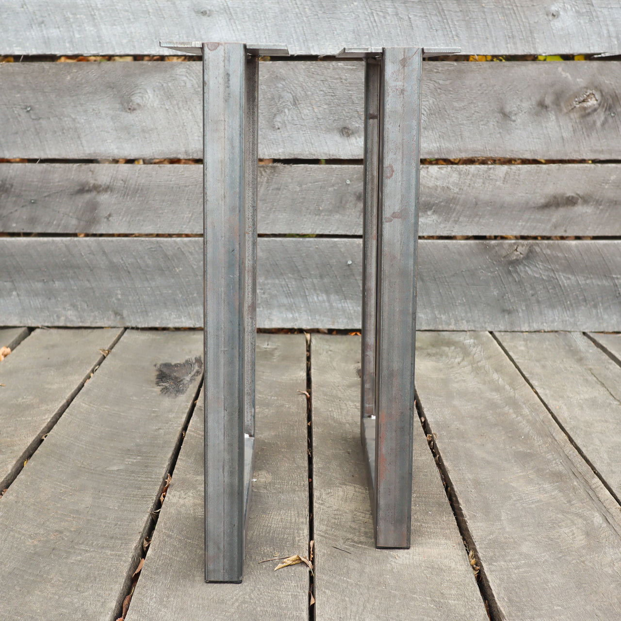 Metal Table Legs (2 PC Set) - 2 INCH, Steel Table Base, DIY, Loft Style, Modern, Minimalist