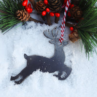 Thumbnail for Reindeer Christmas Ornament - Santa's Deer Holiday Stocking Stuffer Gift - Tree Home Decor
