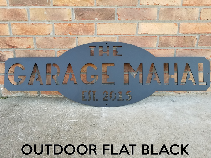 Custom Metal Sign - Personalized Gifts - Wall Art - Wall Decor - Personalized Garage Wall Art - Man Cave Decor - Garage Mahal - Best Gifts