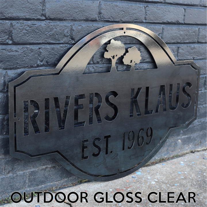 Personalized Metal Outdoor Farmhouse Signs