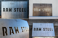 Thumbnail for Metal Split Monogram Wall Art - Custom Last Name Initial Sign