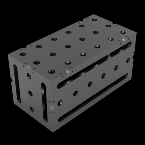 Slotted Maker Block - 6"x6"x12" - UMT/GMT Attachment