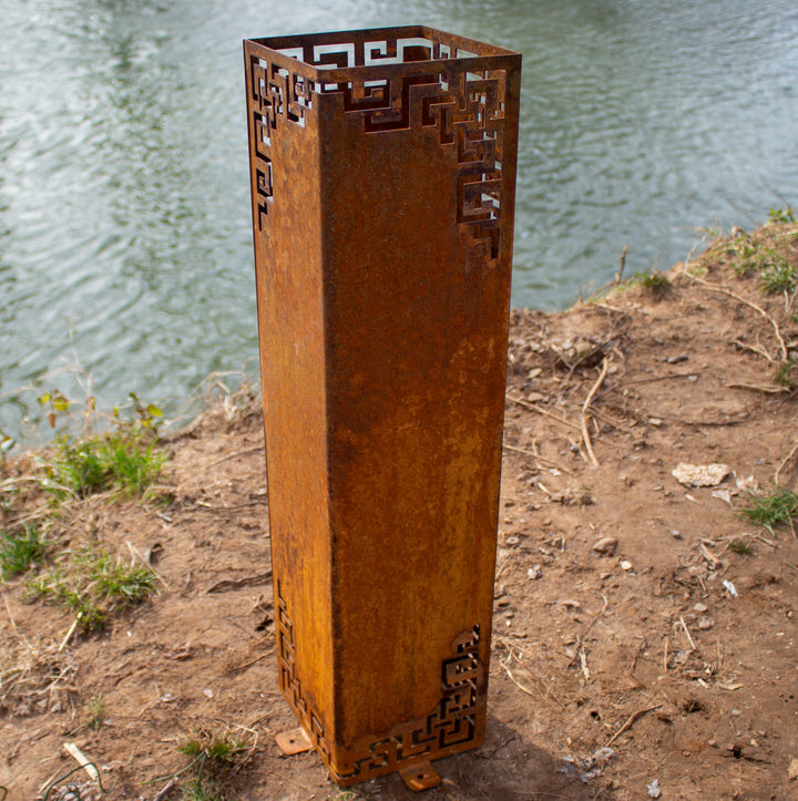 Asian Garden Columns - Zen Garden - Garden Decor - Garden Statue - Well Cover - Landscape Light Cover