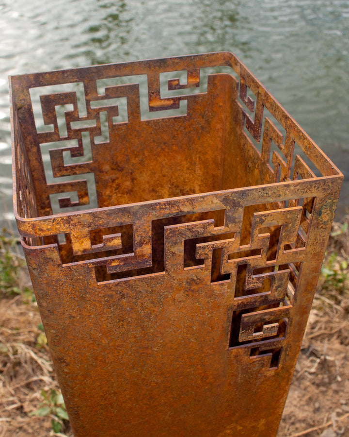 Asian Garden Columns - Zen Garden - Garden Decor - Garden Statue - Well Cover - Landscape Light Cover