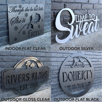 Thumbnail for Rustic Home & Garden Sign - Personalized