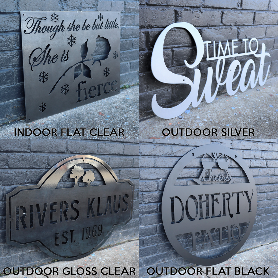 Marathon Metal Sign Personalized Metal Name Signs Home Decor Sport