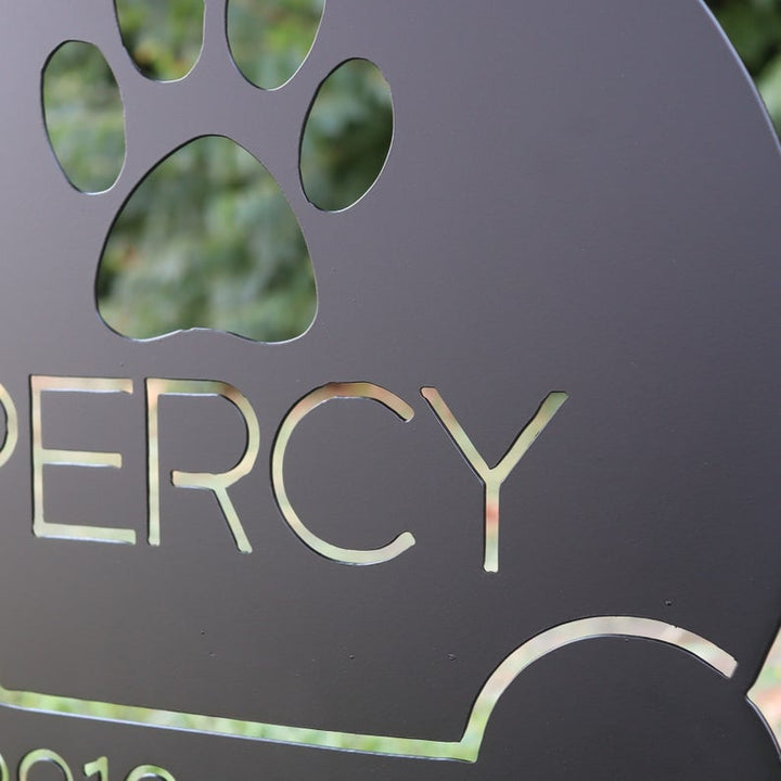 Personalized Dog Memorial Garden Stakes