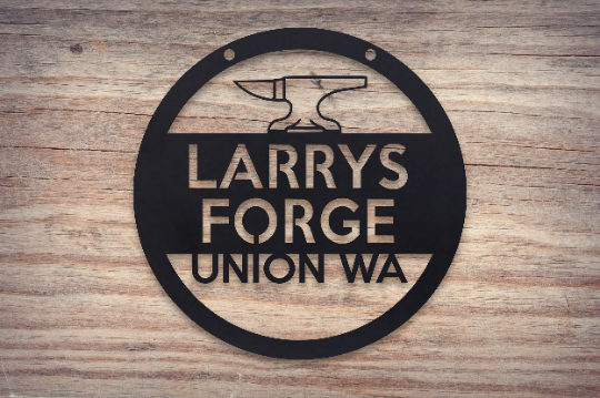 Personalized Blacksmith Forge Garage Signs