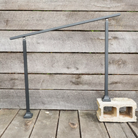 Thumbnail for Adjustable Metal Handrail with Rustic Design - Make A Rail Grab Rail - Farmhouse Stair Decor