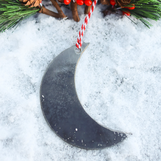 Crescent Moon selling table charm/ Christmas home decor/ Christmas ornament/ New Year's ornament/ Gouri