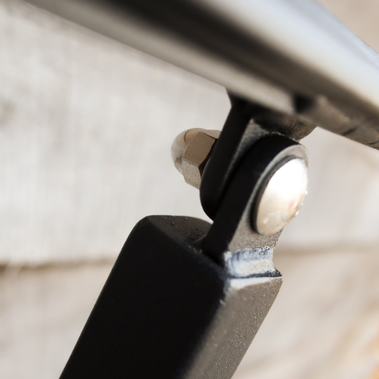 Adjustable Metal Handrail with Scroll End - Make A Rail Grab Rail - Victorian Stair Decor