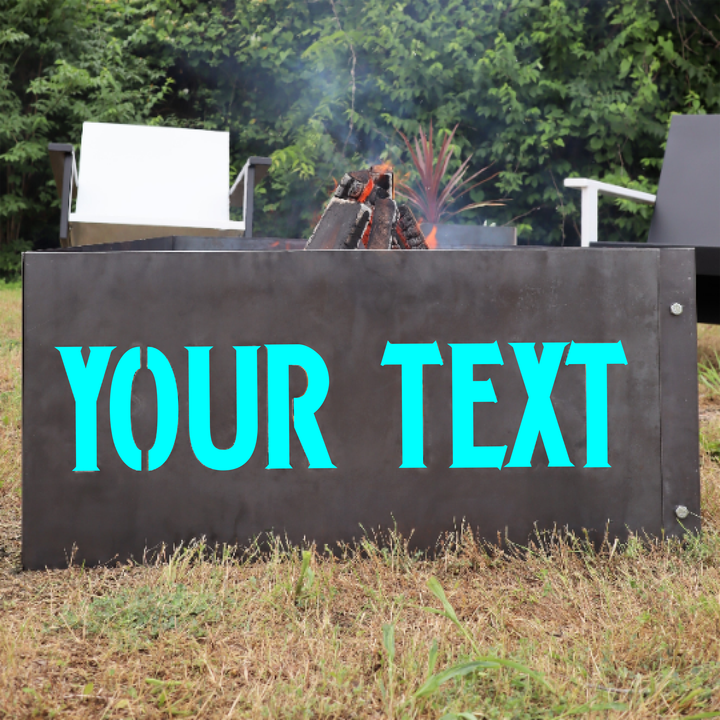 Choose Your Own Panels - Custom Steel Fire Pit