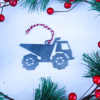 Thumbnail for Dump Truck Christmas Ornament - Holiday Stocking Stuffer Gift - Tree Home Decor