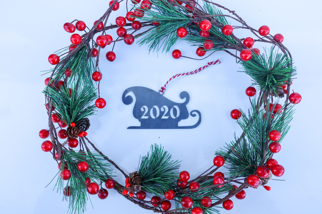 Sleigh Christmas Ornament - Holiday Stocking Stuffer Gift - Tree Home Decor