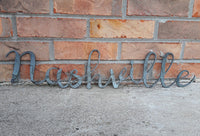 Thumbnail for Metal Nashville Sign - Cursive Word Wall Decor - Tennessee Art