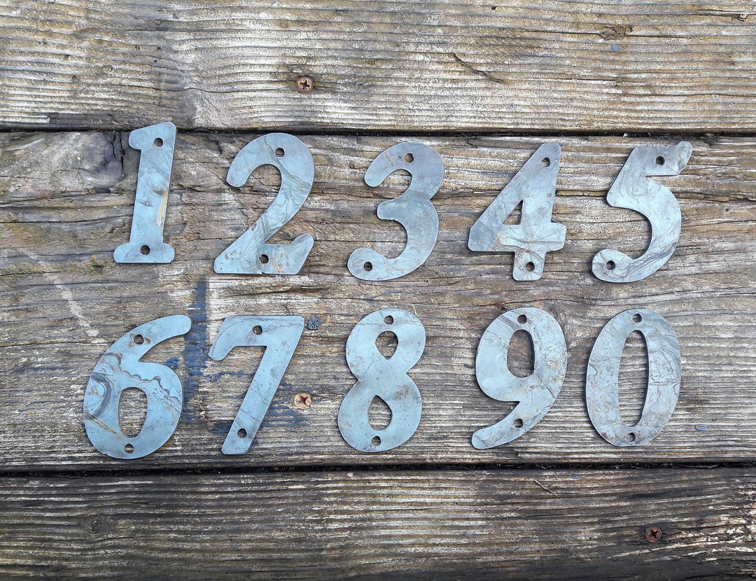 Solid Bronze Traditional House Numbers Solid Bronze Traditional House Numbers